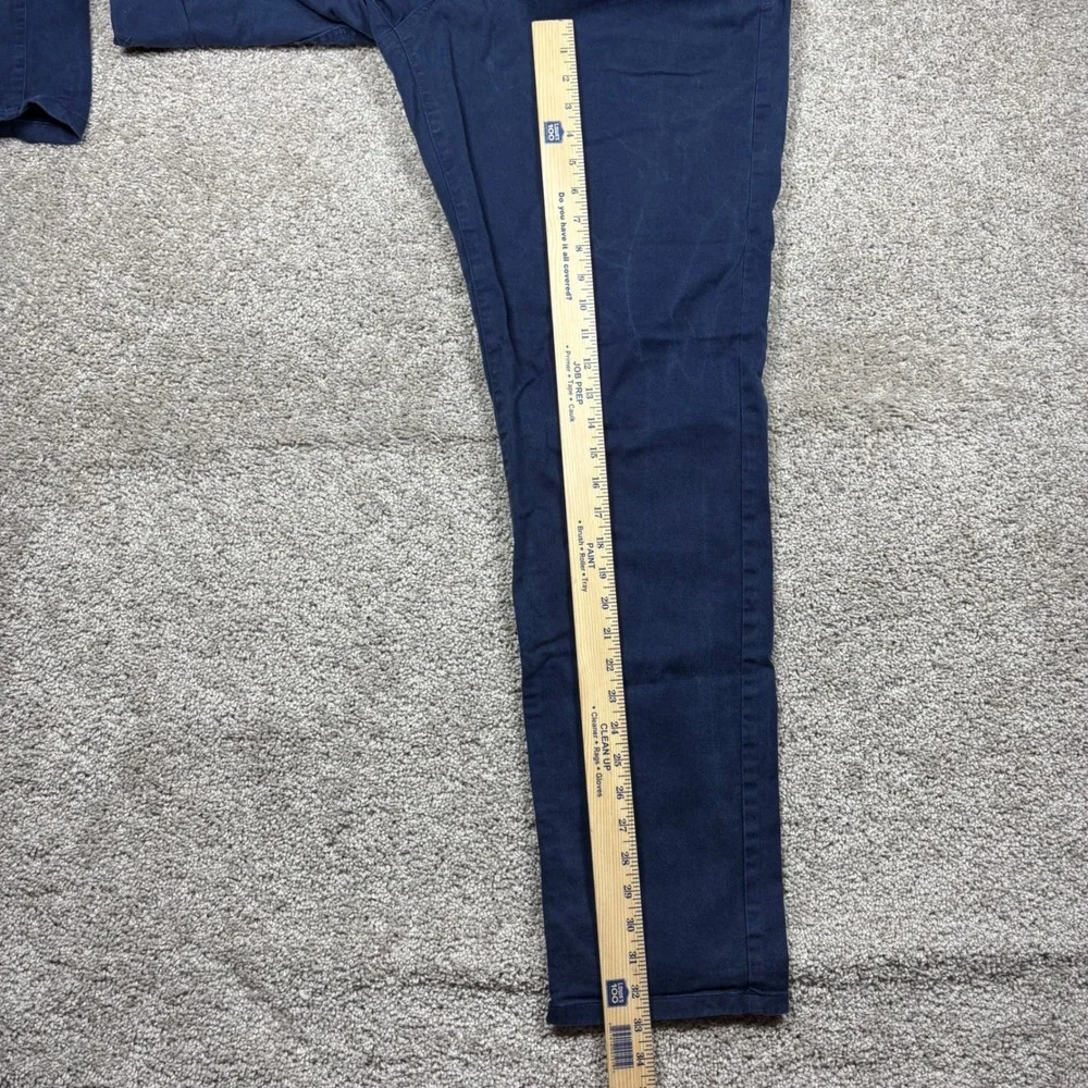 Rhone Mens Everyday Twill‎ Pant Navy Blue Slim Straight Stretch Size 40 101253